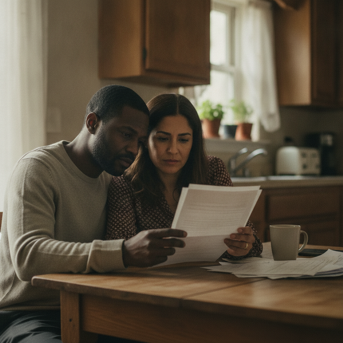 homeowner reading eminent domain notice png.png